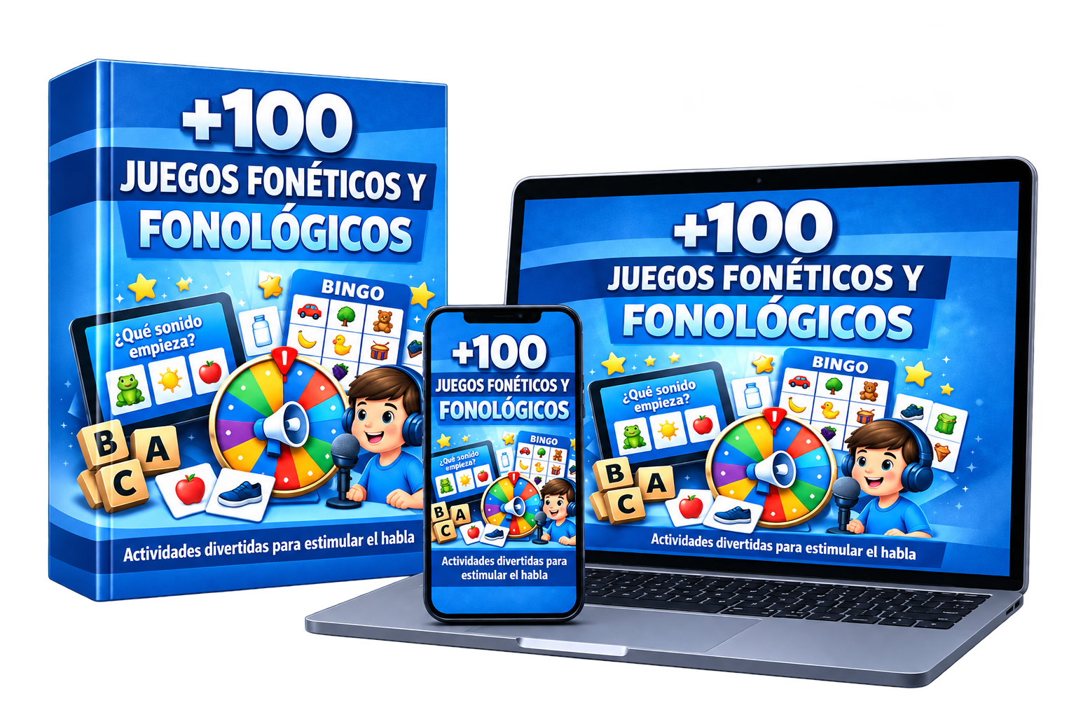 Paquete +100 Juegos Fonéticos y Fonológicos